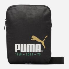 Акция на Сумка планшет чоловіча тканинна Puma Phase 75 Years Celebration 9010901 Чорна от Rozetka