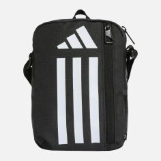 Акция на Спортивна сумка планшет через плече тканина Adidas HT4752 Чорна от Rozetka