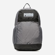 Акция на Рюкзак спортивний тканинний 23л вміщує формат А4 Puma Plus Backpack 7961502 Сірий от Rozetka