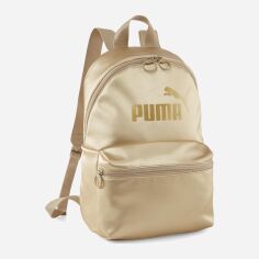 Акція на Жіночий рюкзак спортивний тканинний вміщує формат А4 Puma Core Up Backpack 7947604 Золотистий від Rozetka
