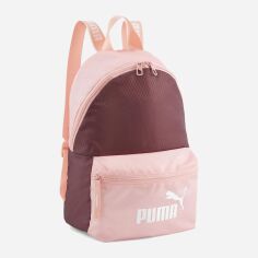 Акция на Жіночий рюкзак спортивний тканинний 12л Puma Core Base Backpack 7985202 Рожевий от Rozetka