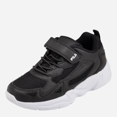 Акция на Підліткові кросівки для хлопчика Fila Ventosa Velcro FFK0121-80010 35 Чорні от Rozetka