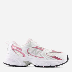 Акция на Підліткові кросівки для дівчинки New Balance GR530RK 38 (5.5) Білий/Рожевий от Rozetka