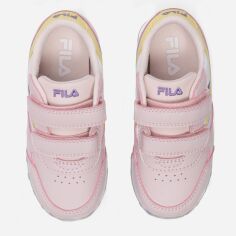 Акция на Дитячі кросівки для дівчинки Fila Orbit Velcro 1011080-43172 25 Світло-рожеві от Rozetka