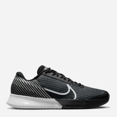 Акція на Чоловічі кросівки для тенісу Nike Zoom Vapor Pro 2 Hc DR6191-001 47.5 (13US) 31 см Black/White від Rozetka