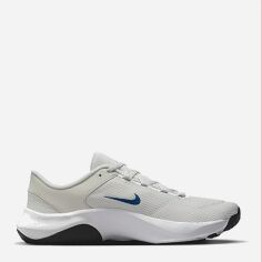 Акция на Чоловічі кросівки для залу Nike Legend Essential 3 Nn DM1120-013 44.5 (10.5US) 28.5 см Platinum Tint/Court Blue-White-Black от Rozetka