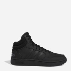 Акция на Чоловічі снікери Adidas Hoops 3.0 Mid GV6683 43.5 (UK 9) Чорні от Rozetka