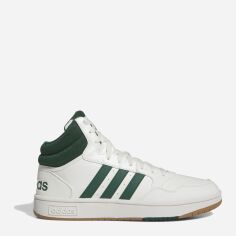 Акція на Чоловічі черевики високі adidas Hoops 3.0 Mid IG5570 43.5 (UK 9) Білі від Rozetka