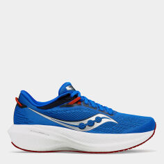 Акція на Чоловічі кросівки для бігу Saucony Triumph 21 S20881-107 40 (7US) 25 см Cobalt/Silver від Rozetka