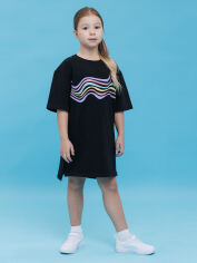 Акція на Дитяче літнє плаття для дівчинки Бембі PL396-Y00 128 см Чорне (14396521043.Y00) від Rozetka