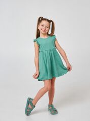 Акція на Дитяче літнє плаття для дівчинки Smil 120378 92 см М'ятне від Rozetka