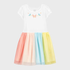 Акция на Дитяче літнє фатинове плаття для дівчинки Carters 2Q666110 99-105 см Різнокольорове от Rozetka