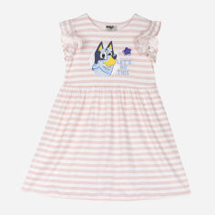 Акція на Дитяче літнє плаття для дівчинки Disney Bluey 2900002048 92 см Рожеве від Rozetka