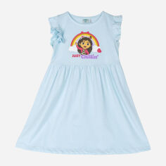 Акция на Дитяче літнє плаття для дівчинки Disney Gabby Doll House 2900002049 110 см Блакитне от Rozetka
