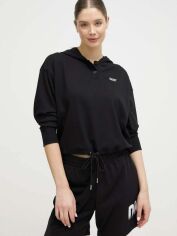 Акция на Худі жіноче DKNY Metallic Bubble Logo DP3T9723-BSV M Чорний/Срібний от Rozetka