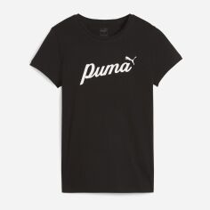 Акція на Футболка бавовняна жіноча Puma Essentials+ 67931501 S Black від Rozetka