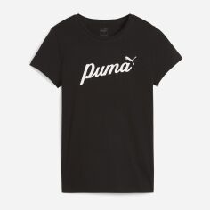 Акція на Футболка бавовняна жіноча Puma Essentials+ 67931501 M Black від Rozetka