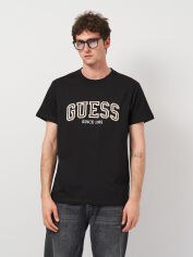 Акция на Футболка чоловіча Guess M4GI62-I3Z14-JBLK S Чорна от Rozetka