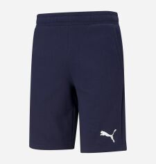 Акція на Шорти бавовняні довгі чоловічі Puma Essentials Foundation 58670976 M Peacoat-Cat від Rozetka