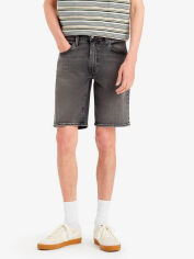 Акция на Шорти джинсові довгі чоловічі Levi's 405 Standard Shorts 39864-0150 31 Темно-сірі от Rozetka