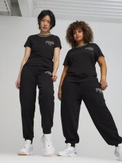 Акція на Спортивні штани жіночі Puma Squad 67790101 XS Чорні від Rozetka