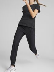 Акция на Спортивні штани жіночі Puma Running Favorites 52318601 XL Чорні от Rozetka