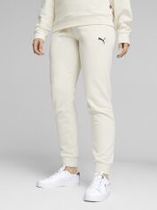 Акція на Спортивні штани жіночі Puma Essentials Elevated 67598999 XL Білі від Rozetka