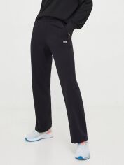 Акція на Спортивні штани жіночі DKNY Metallic Bubble Logo DP3P3406-BSV M Чорний/Срібний від Rozetka