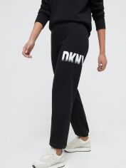 Акция на Спортивні штани жіночі DKNY Fade Away Logo Relax DP3P3379-BLK M Чорні от Rozetka