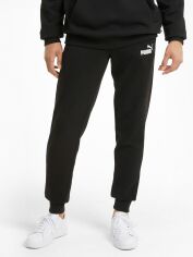Акція на Спортивні штани чоловічі Puma Ess Slim Pants 58674901 S Чорні від Rozetka