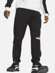 Акція на Спортивні штани чоловічі Puma Essentials Block 67517201 XL Чорні від Rozetka