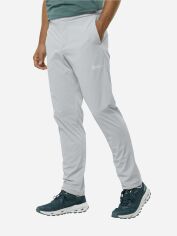 Акція на Спортивні штани чоловічі Jack Wolfskin Texadri Stretch 1508991-6709 M Світло-сірі від Rozetka