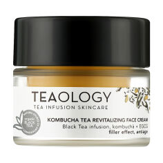 Акція на Відновлювальний крем для обличчя Teaology Kombucha Tea Revitalizing Face Cream, 50 мл від Eva