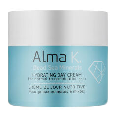 Акція на Зволожувальний денний крем для обличчя Alma K. Hydrating Day Cream Normal-Combination Skin для нормальної та комбінованої шкіри, 50 мг від Eva