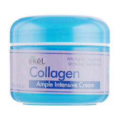 Акція на Крем для обличчя Ekel Collagen Ample Intensive Cream з колагеном, 100 г від Eva