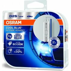 Акция на Лампа Osram ксеноновая 85V D2S 35W 6000K P32D-2 Cool Blue Intense (OS_66240_CBI) от MOYO